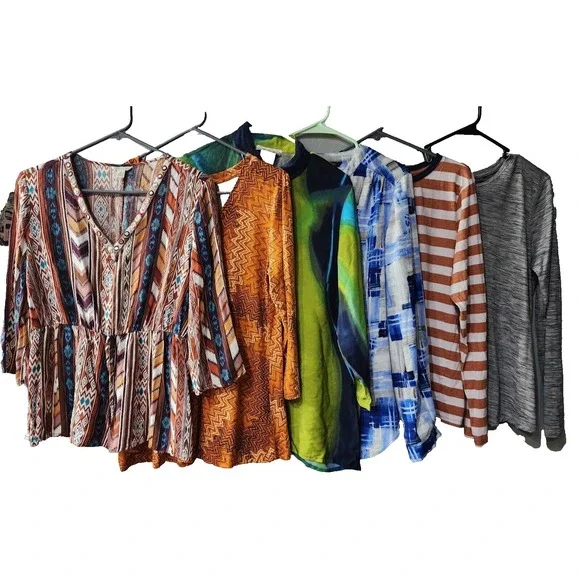 Bulk Lot 50 Pics Women's Allseason Wholesale Clothes Size L, XL, 1X - Picture 4 of 16